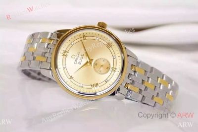 Replica Omega De Ville 2-Tone Diamond Markers Watch